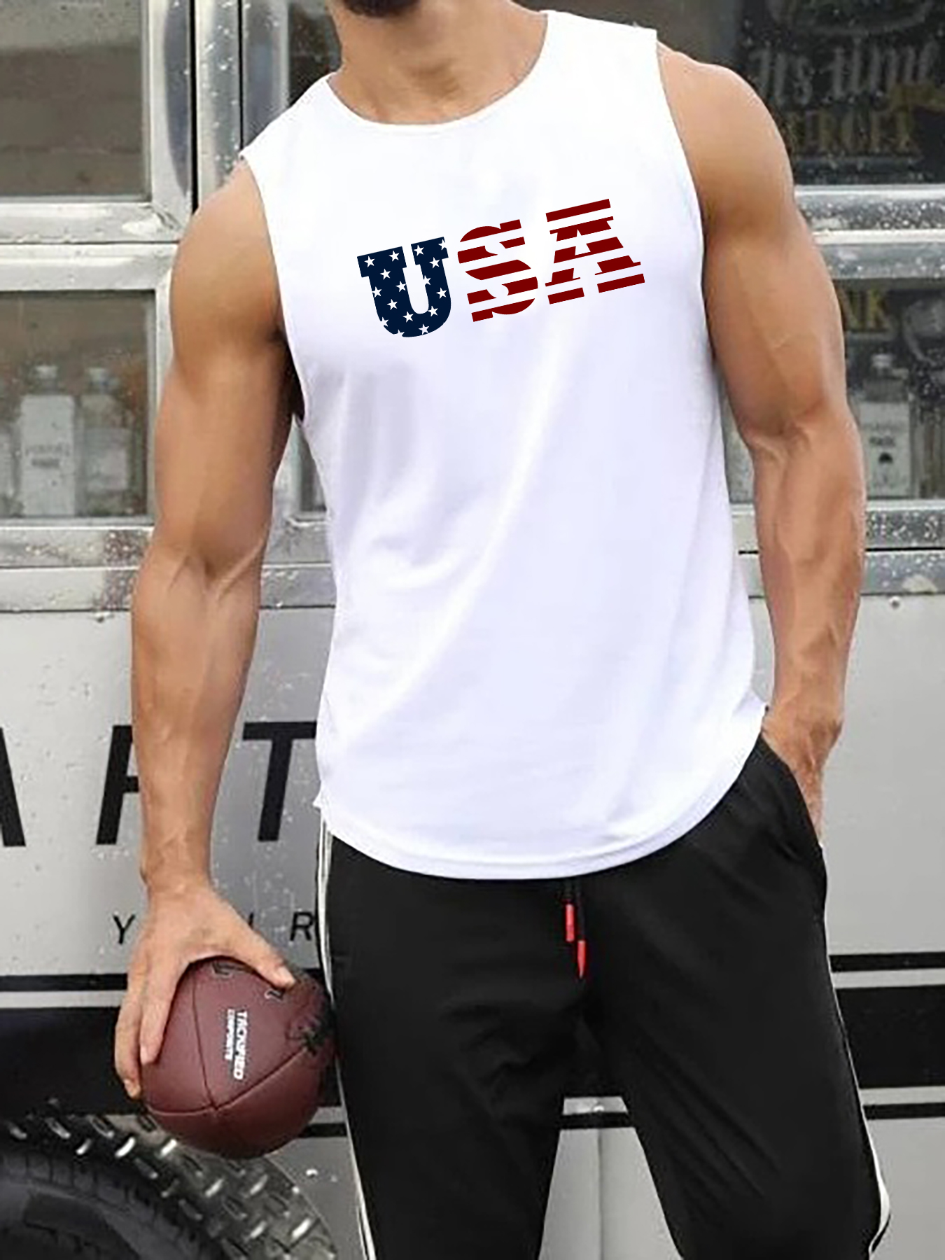Playera Camiseta Deportiva Gym Tank Top Fit Para Hombre
