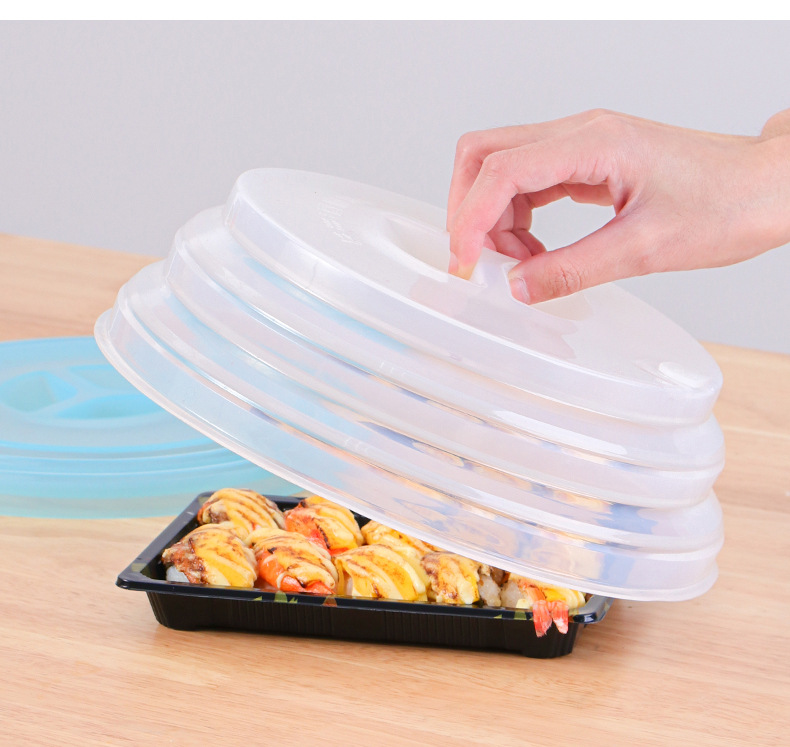 5Pcs Microwave Cover Silicone Lids, Silicone Fresh-keeping Cover