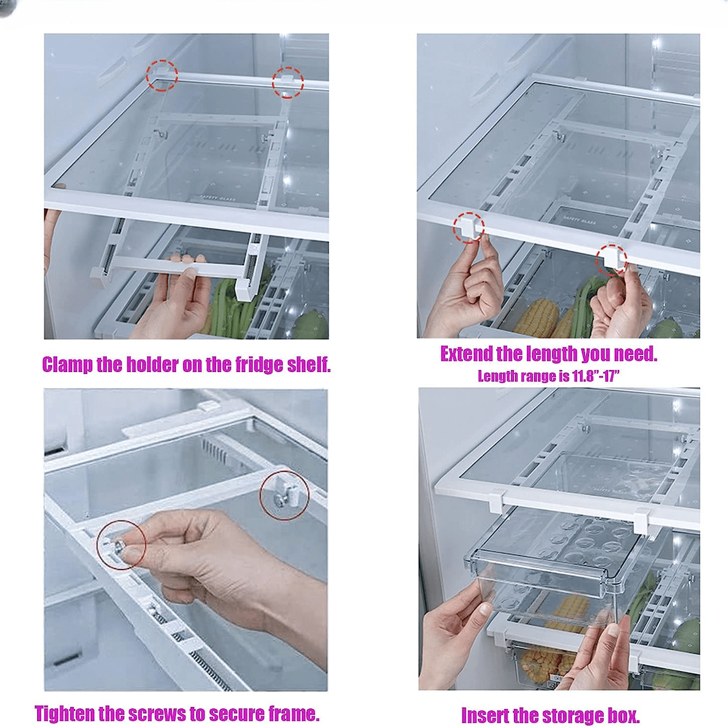 Bandeja porta huevos para refrigerador - Práctico organizador para cajones  de huevos para refrigerador con contenedores de almacenamiento con ruedas 