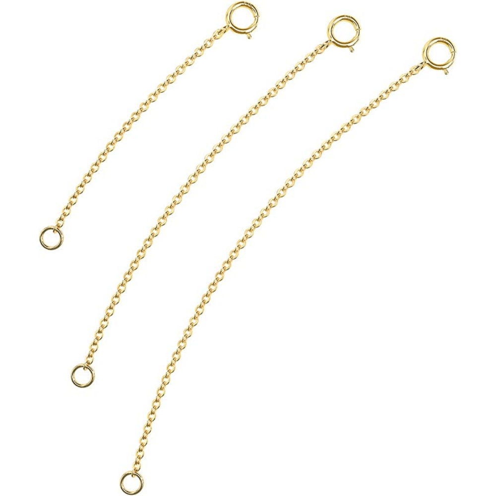 Necklace Extenders 14k Gold plated Extender Chain 925 - Temu