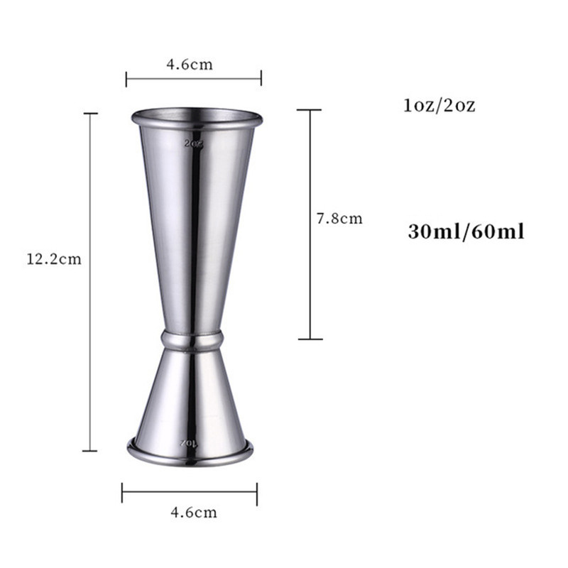 1pc Stainless Steel Measuring Cup With 3 Scale Lines: Ounce, Cup