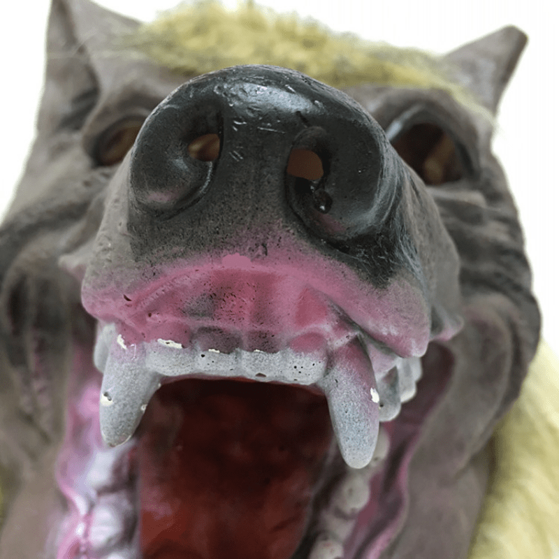 Men's Halloween Mask Wolf Head Horror Dress Props
