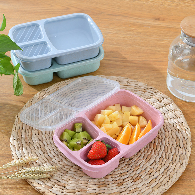 Rectangle Rice Shell Lunch Box, Hand Wash, Tableware Meal Box, Compartment Bento  Box, Reusable Square Fast Food Box, Portable Lunch Box, Bento Box,food  Container, For Students,boys,girls And Adults At School,canteen, Home  Kitchen
