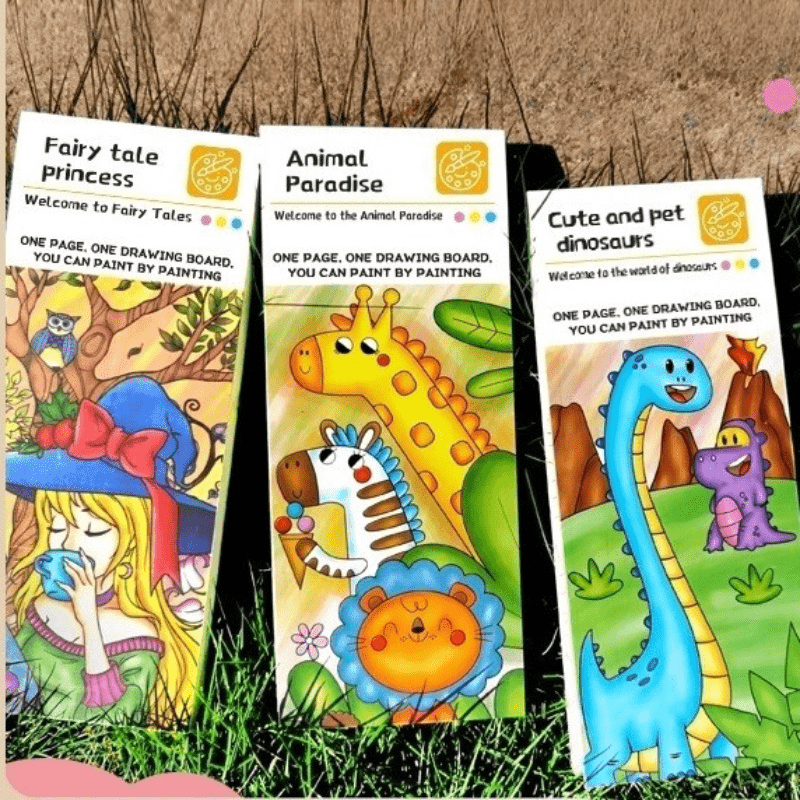Libro Colorear Acuarela Niños 12 Piezas Libro Colorear - Temu Spain