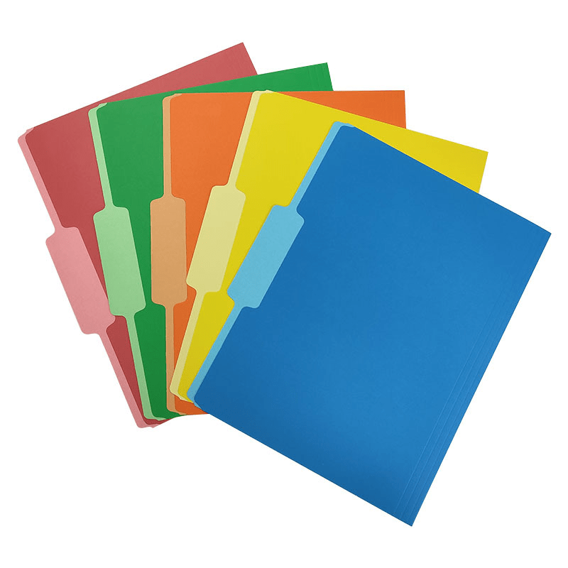 Manila Colorful Five color Single page Folder Paper - Temu