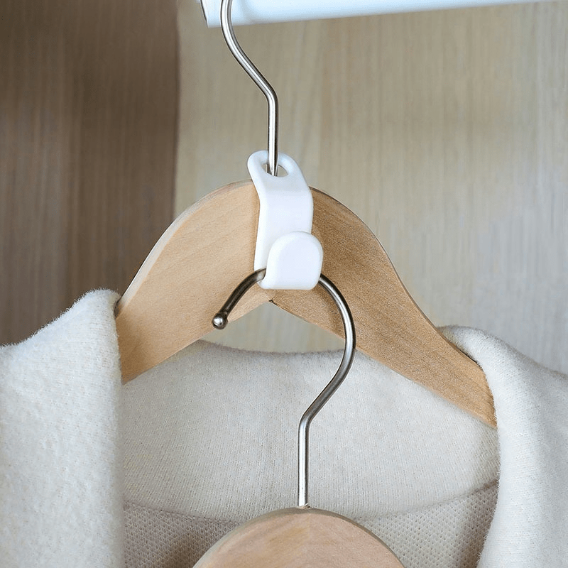 Closet Connector Hooks Clothes Stacker Wardrobe Coat Hat Organizer