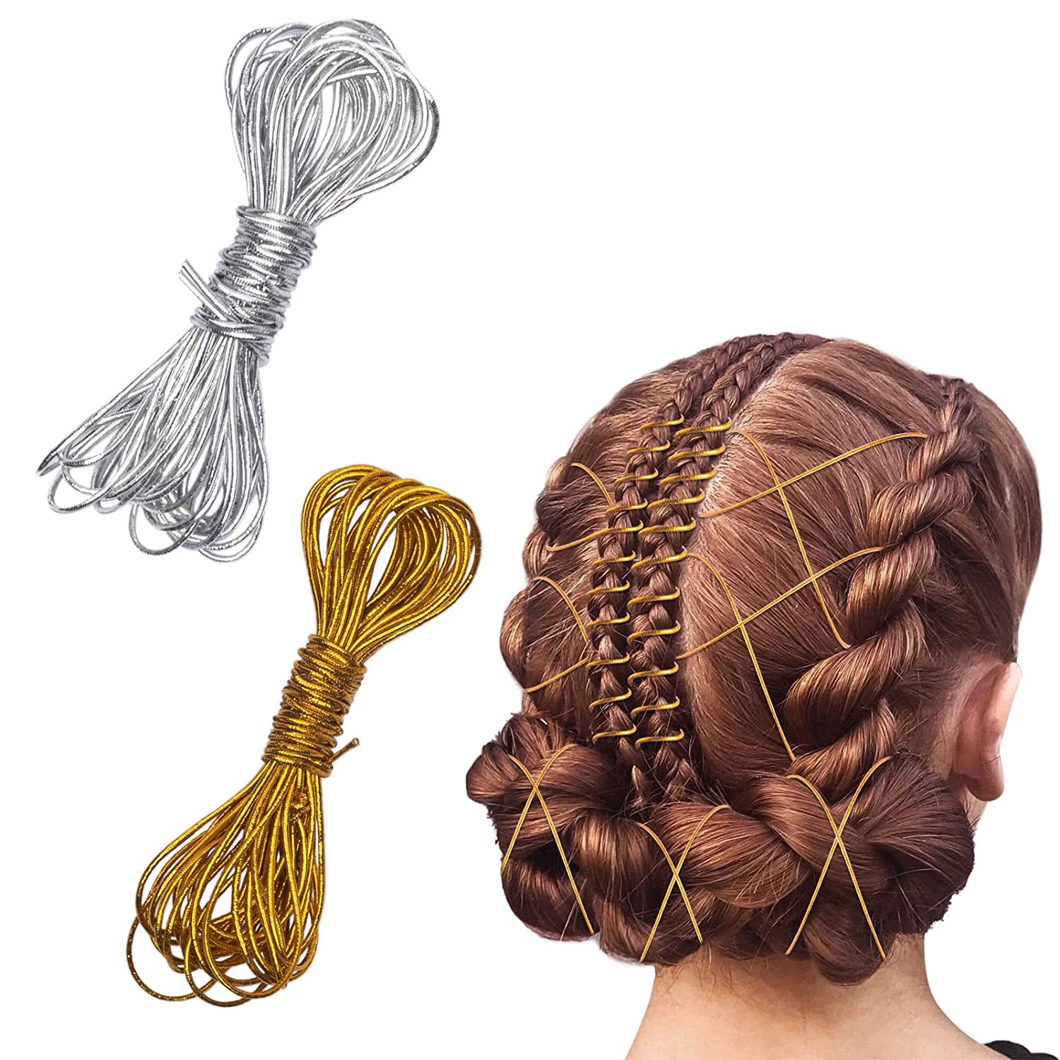 100pcs Seamless Hair Extension Thread Non-Slip Hair Rope Nylon Hair Tie Simple Decorative Hair Accessory,Temu