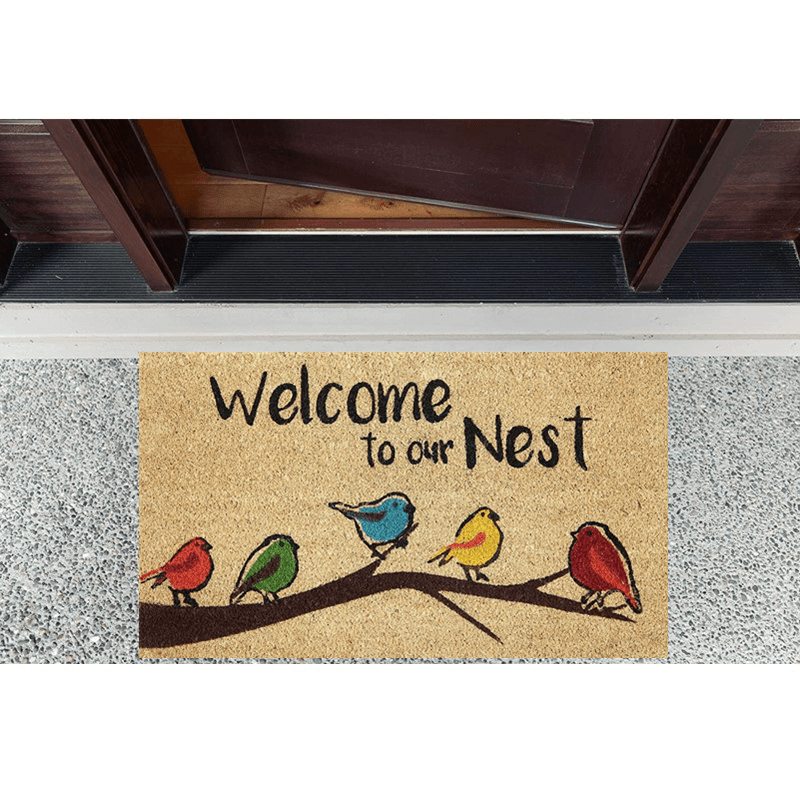 1pc Natural Welcome Doormat Doormat Outdoor Entrance Front - Temu