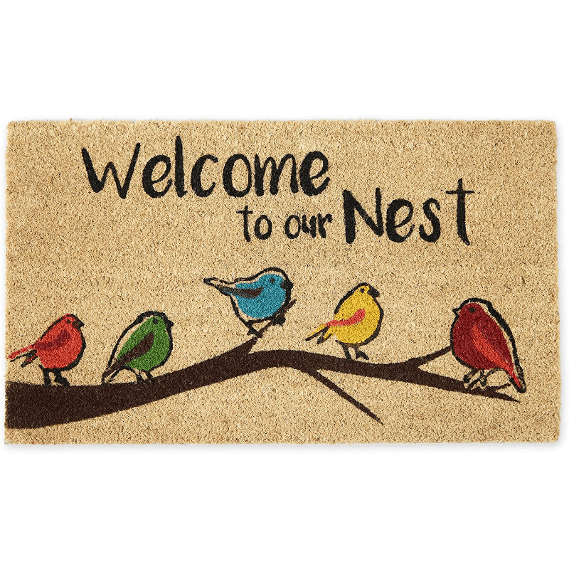 Doormat With Heavy Duty Backing, Welcome Doormat, Outdoor Entrance, Front  Porch Door Mat, Easy To Clean Entry Mat, Outdoor And Indoor Uses, Home  Decor, Room Decor - Temu