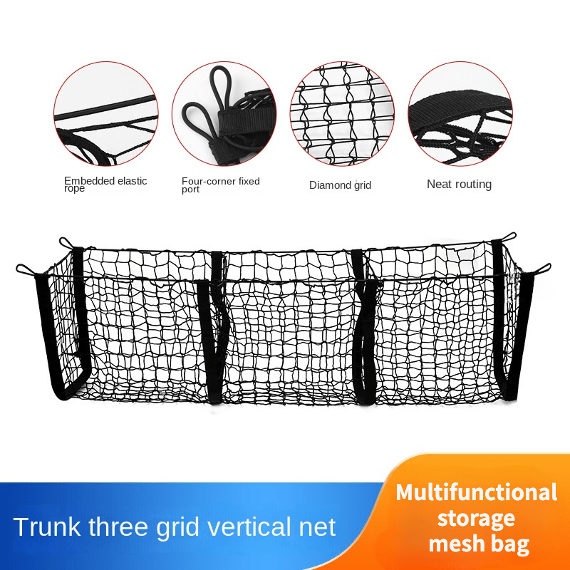 Car Trunk Net Pocket Multi purpose Luggage Cargo Net Pocket - Temu