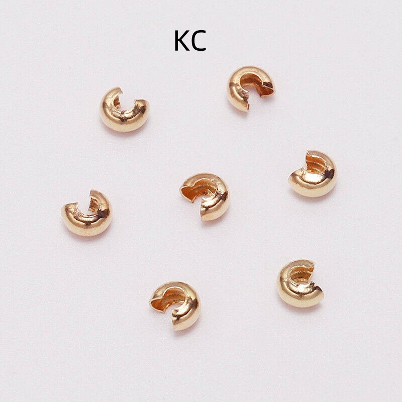 C-shaped Bead Clips, 3-5MM, Various Colors, DIY Bracelets Nec