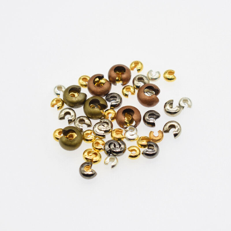 C-shaped Bead Clips, 3-5MM, Various Colors, DIY Bracelets Nec