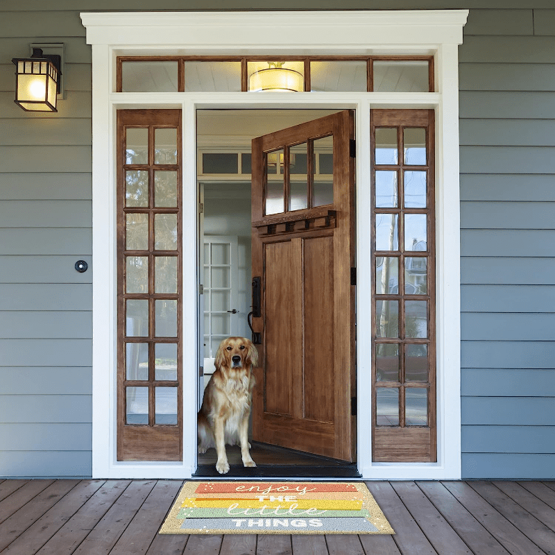 1pc Natural Welcome Doormat Doormat Outdoor Entrance Front - Temu