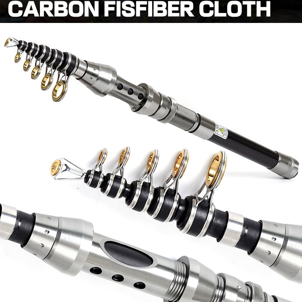 Carbon Fiber Telescopic Fishing Rod Carp Fishing Pole - Temu