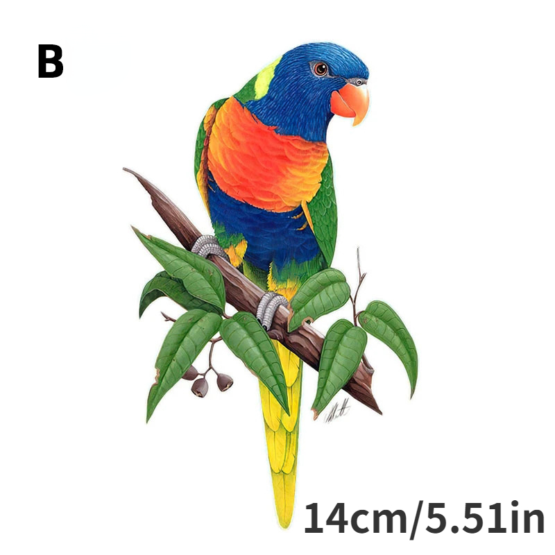 Parrot Bird Pet Animals Cute Waterproof Stickers For - Temu