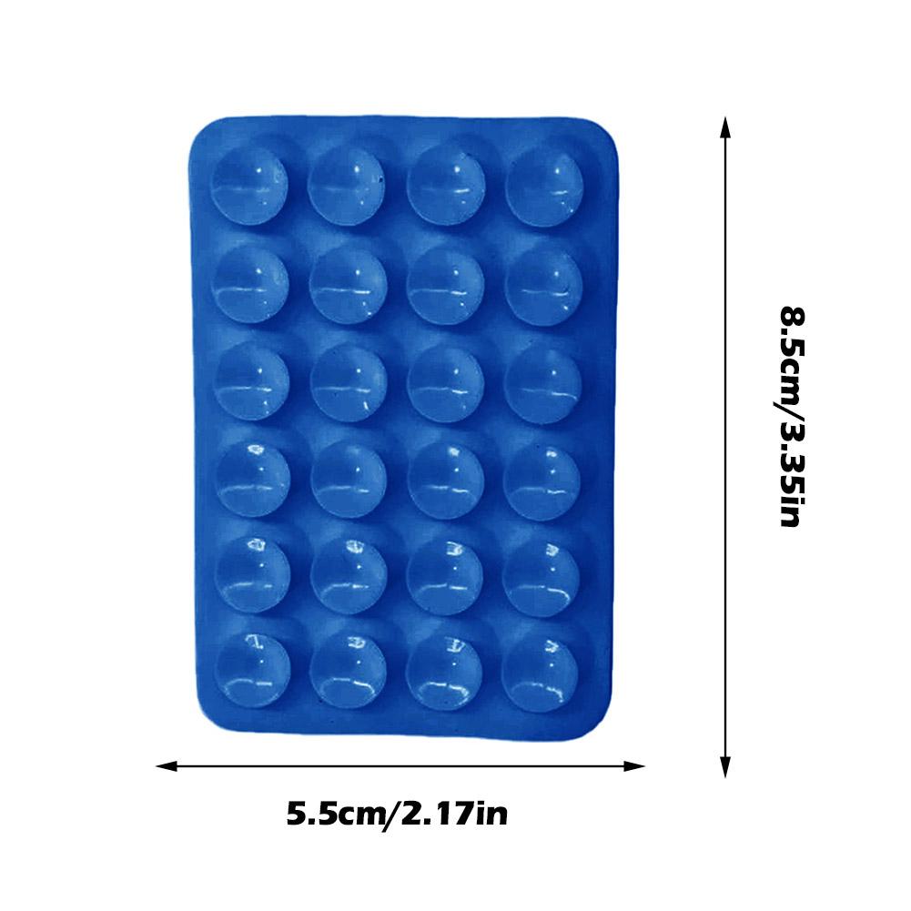 1pc Tappetino In Silicone Con Adesivo Posteriore Ventosa Porta Telefono  Smartphone Supporto Da Parete Per Vetri Piastrelle In Ceramica Pareti Lisce