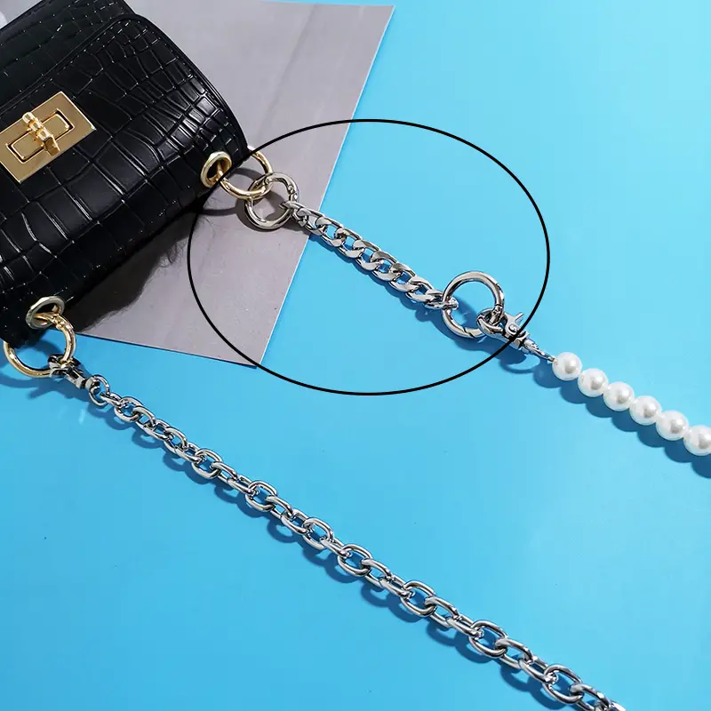 Extension Bag Chain Short Metal Purse Chain Strap Handbag - Temu