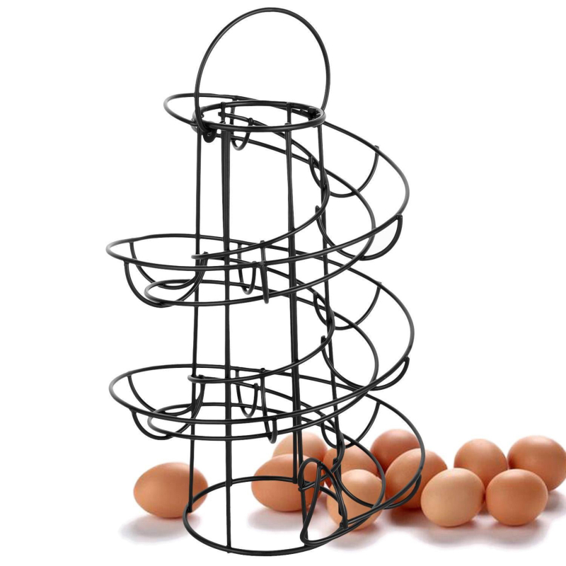  Fresh Egg Holder Countertop, Egg Skelter, Spiral Egg