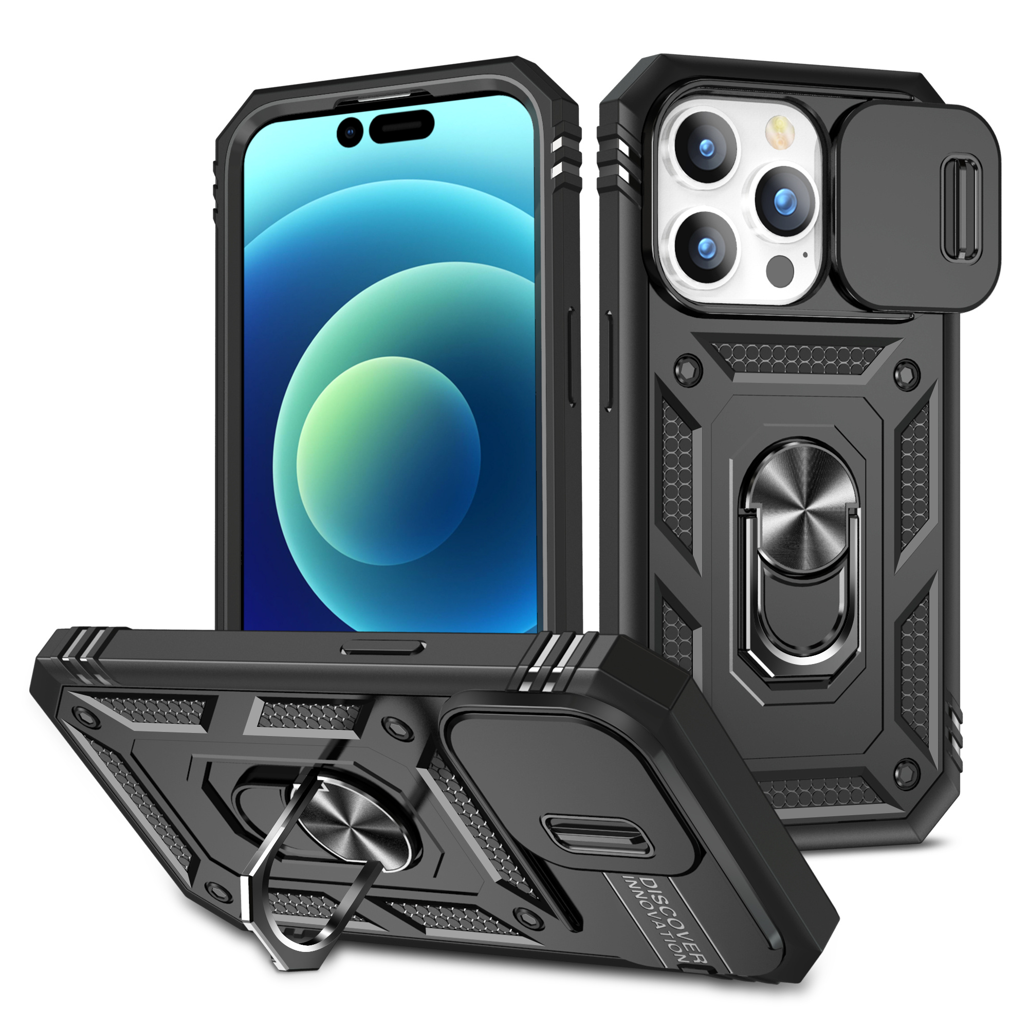 iPhone 14 Pro Max - Protection complète - Coque de protection robuste avec  protecteur