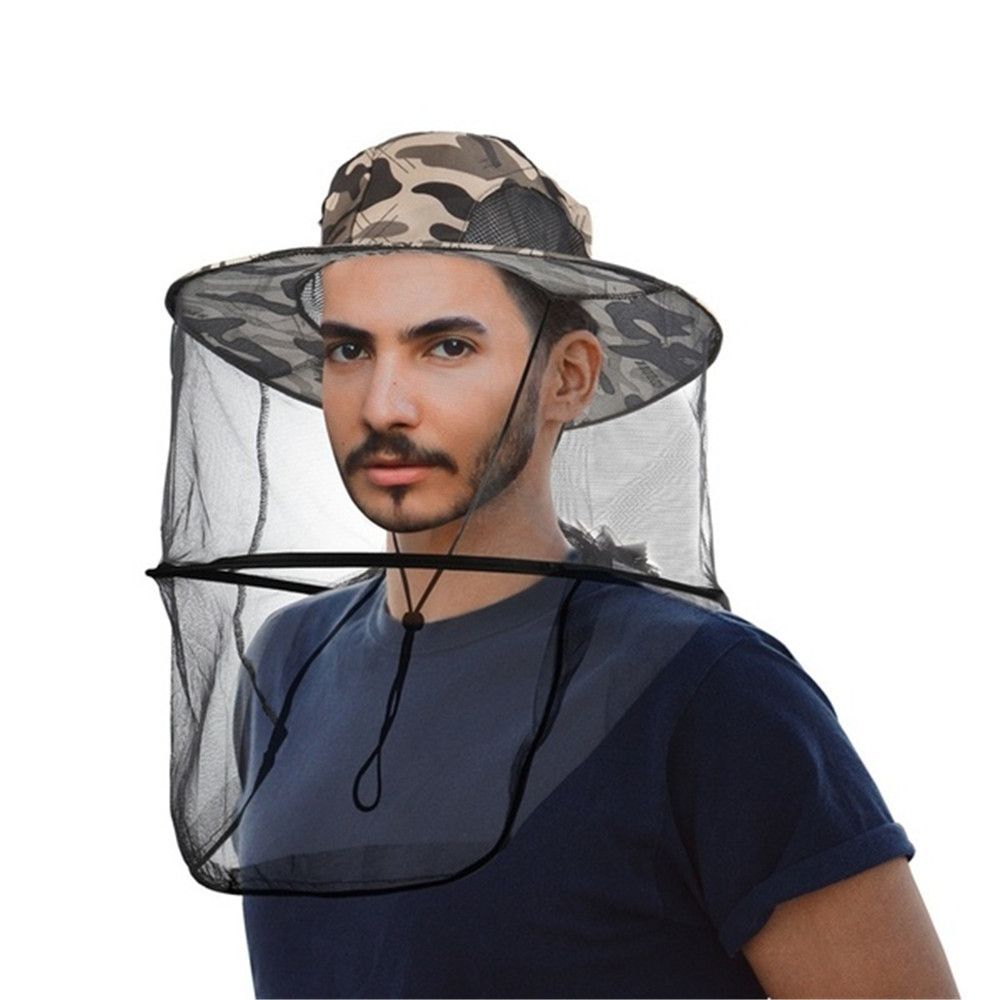 Mosquito Hat With Hidden Net Mesh Repellent Insect Bee Protection Men Women  Outdoor Sunscreen Fishing Protection Against Mosquitoes - Jewelry &  Accessories - Temu
