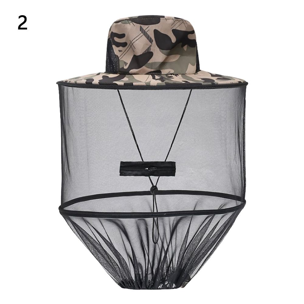Outdoor Night Fishing Cap Insect-proof Mosquito Net Sunscreen Camp Hike Hat  Men and Women Anti-bee Cap Sunshade Mask