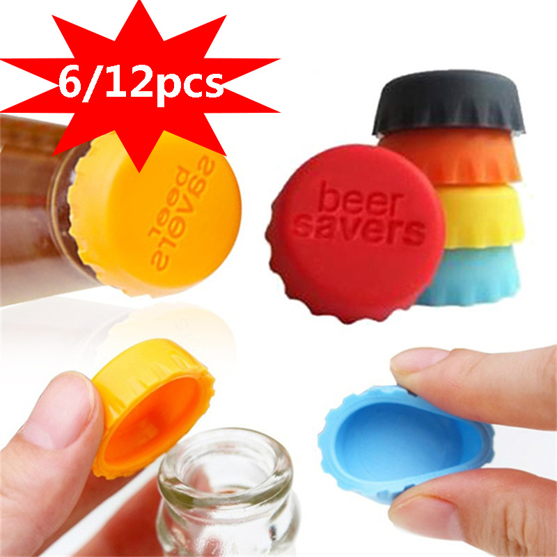  Airtight Seal & Reusable Silicone Wine/Beer Saver