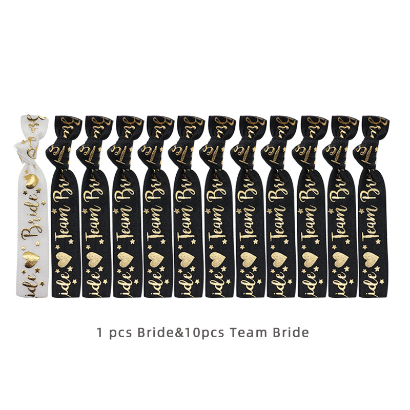 Image of 11pcs Bracelet Bachelorette Party Bride To Be Decoration Accessories Hen Party Bridesmaid Bridal Shower Supplies For Halloween,christmas Event & Party Supplies Christmas, Halloween
