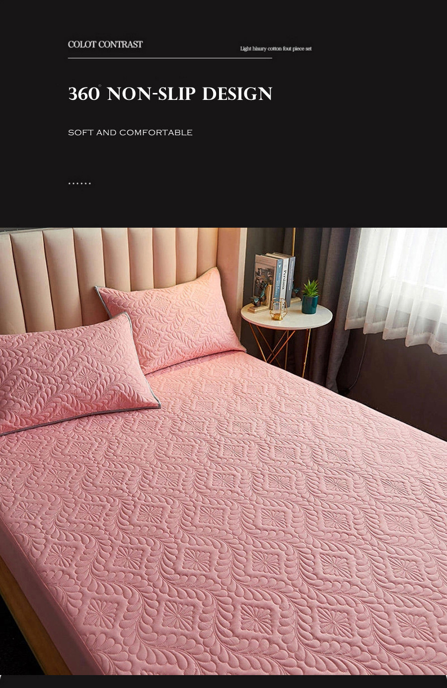 Protector para colchón tamaño individual con acolchado impermeable,  protector de colchón suave para cama tamaño Individual, funda de colchón  ajustable