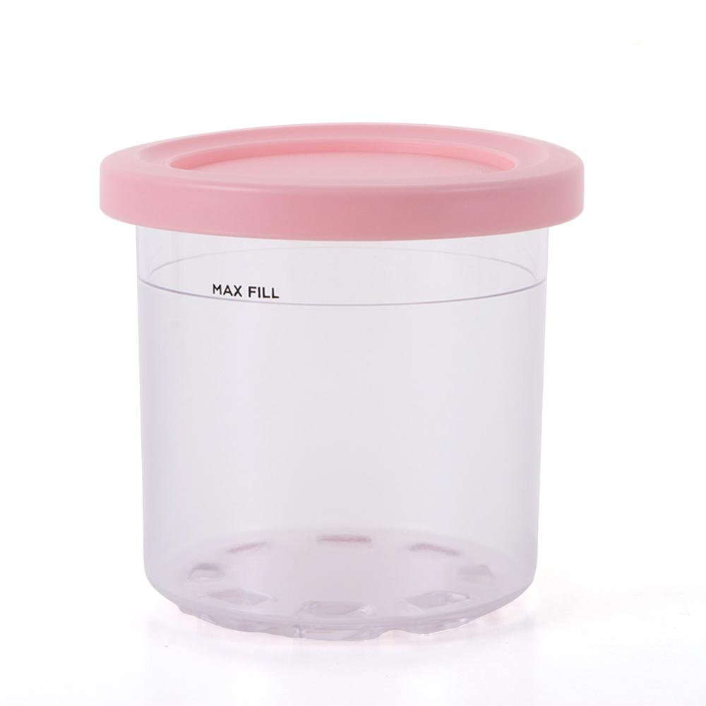 2/4pcs Ice Cream Pints Cup Ice Cream Containers With Lids For