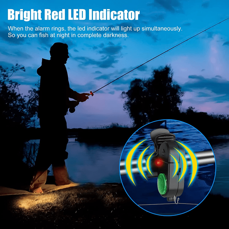High sensitivity Fish Bite Alarm Led Light Indicator Perfect