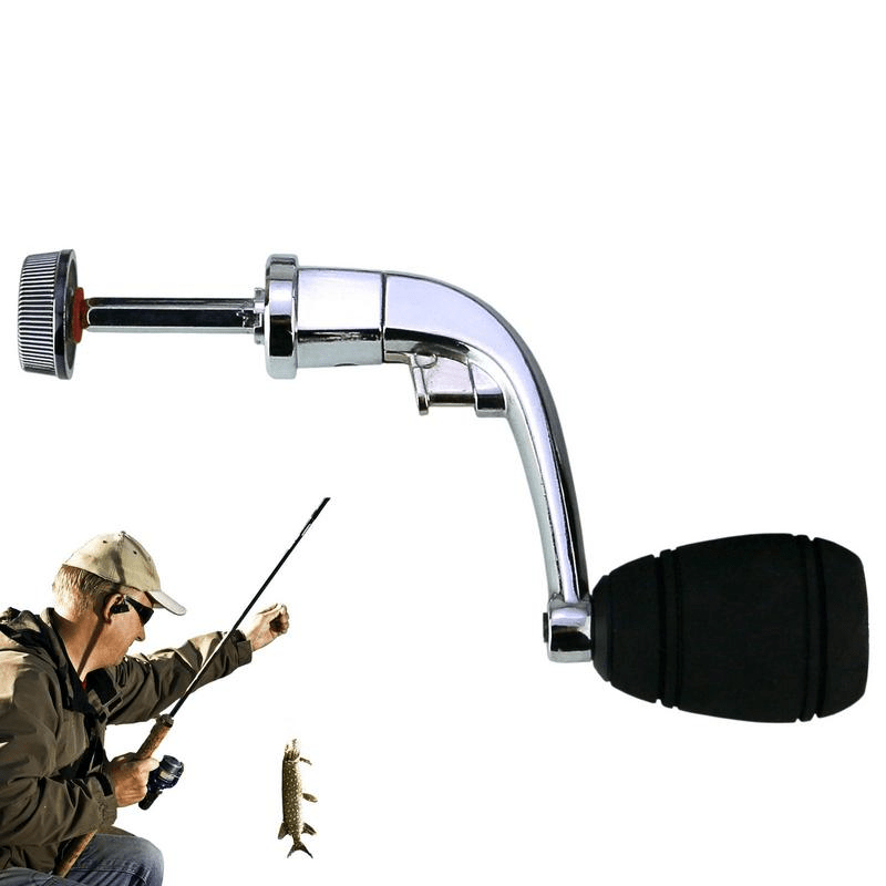 Metal Spinning Fishing Reel Handle, Folding Crank Rocking Arm Replacement  Parts For 1000-5000 Wheel, Fishing Reel Accessories