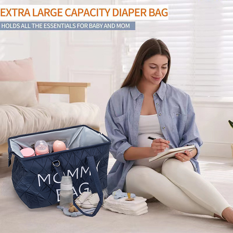 Mama Tote Bag Maternity Diaper Mommy Large Capacity Bag - Temu
