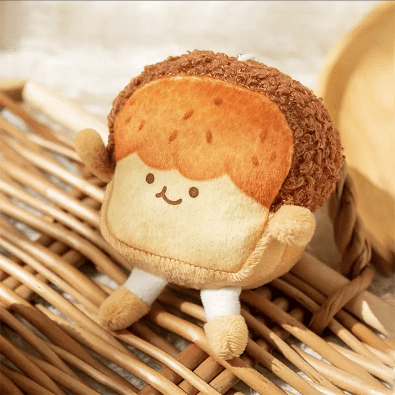 Mini Emotional Bread Pendant Cute Cartoon Toast Japanese - Temu