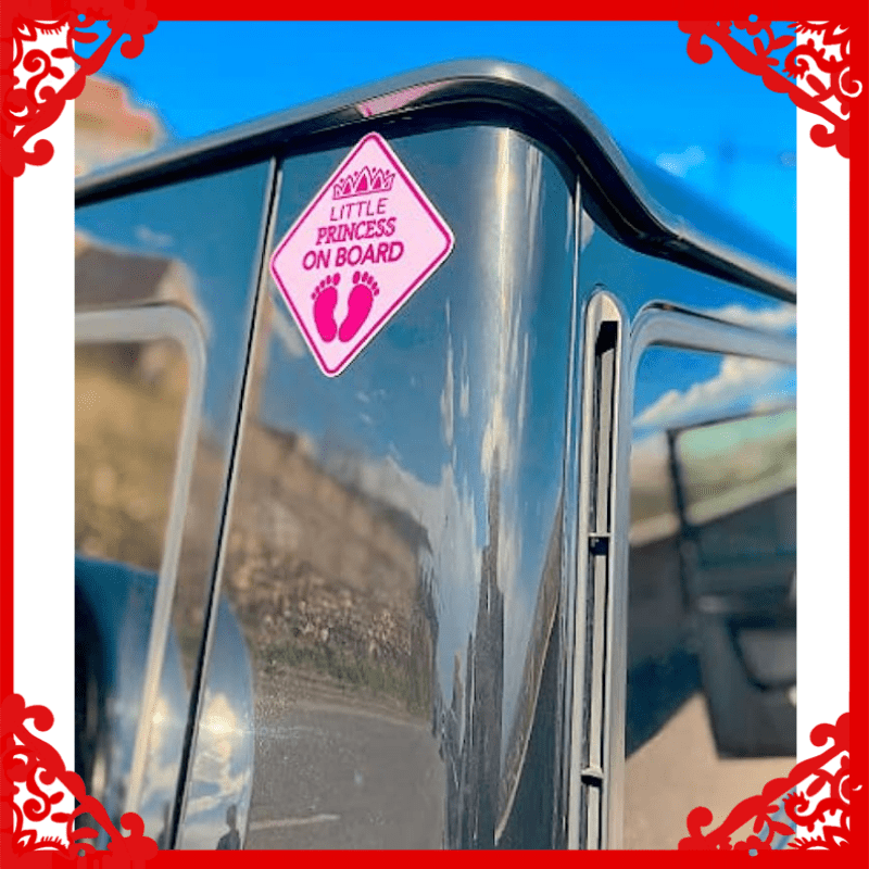 Princess Board Car Sign Princess Board Sticker Cars princess - Temu