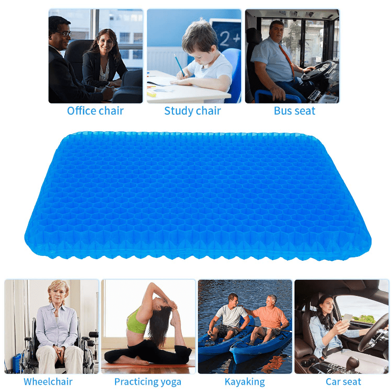 Gel Seat Cushion Double Layer Egg Gel Chair Cushion Office