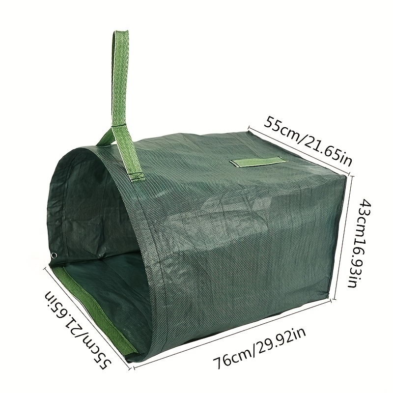 Camping Trash Can, Leaf Bags For Lawn, Large Yard Dustpan, Reusable Yard  Waste Bags, Recycling Bag For Lawn Debris & Leaf, Yard Waste Bags, Garden  Supplies, 32/72/106/132 Gallons - Temu