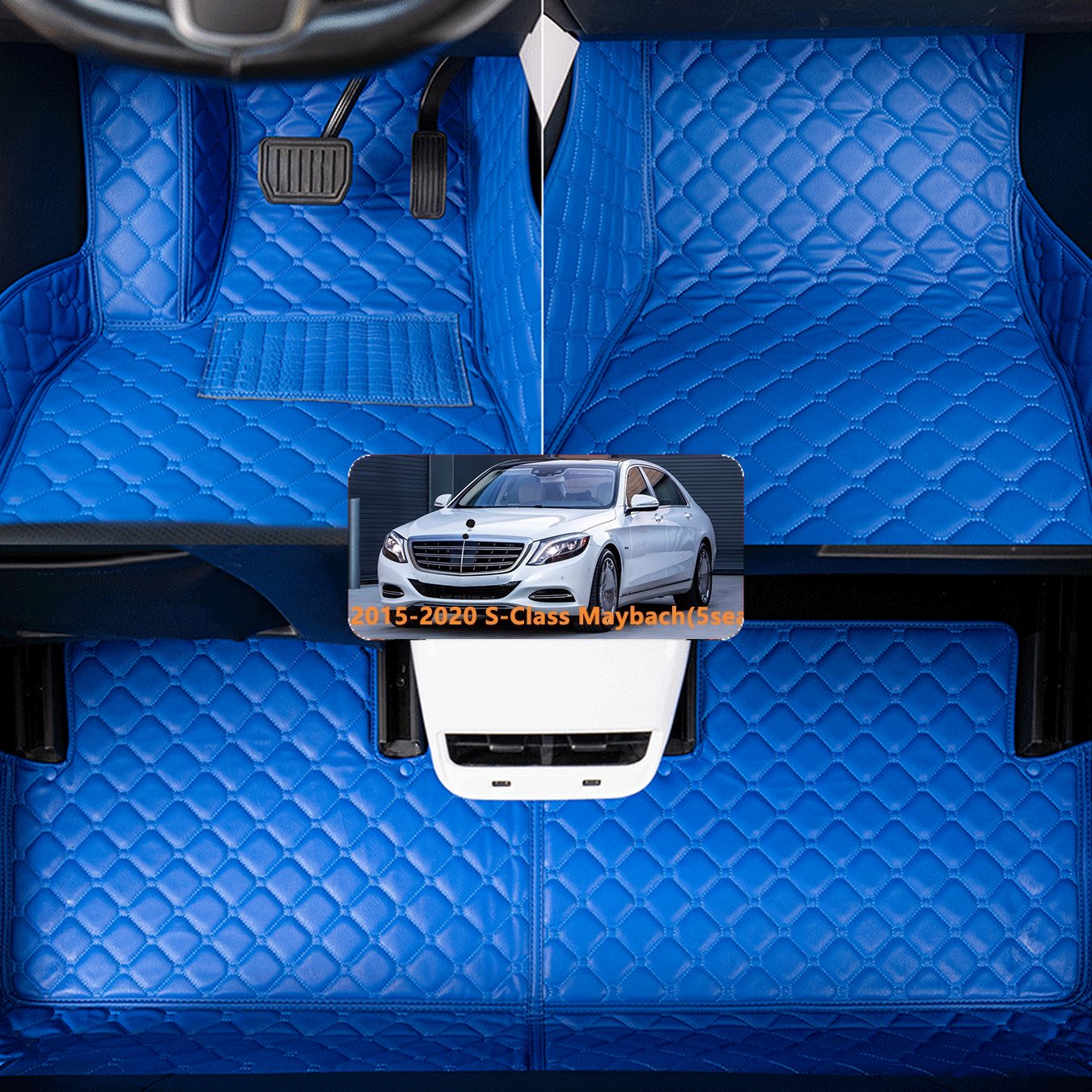 Pour 2015-2020 Benz Classe S (quatre Sièges) Entièrement Fermé 3D  Stéréoscopique Trois Couches Voiture Tapis De Sol Antidérapant PVC Cuir  Durable - Temu France