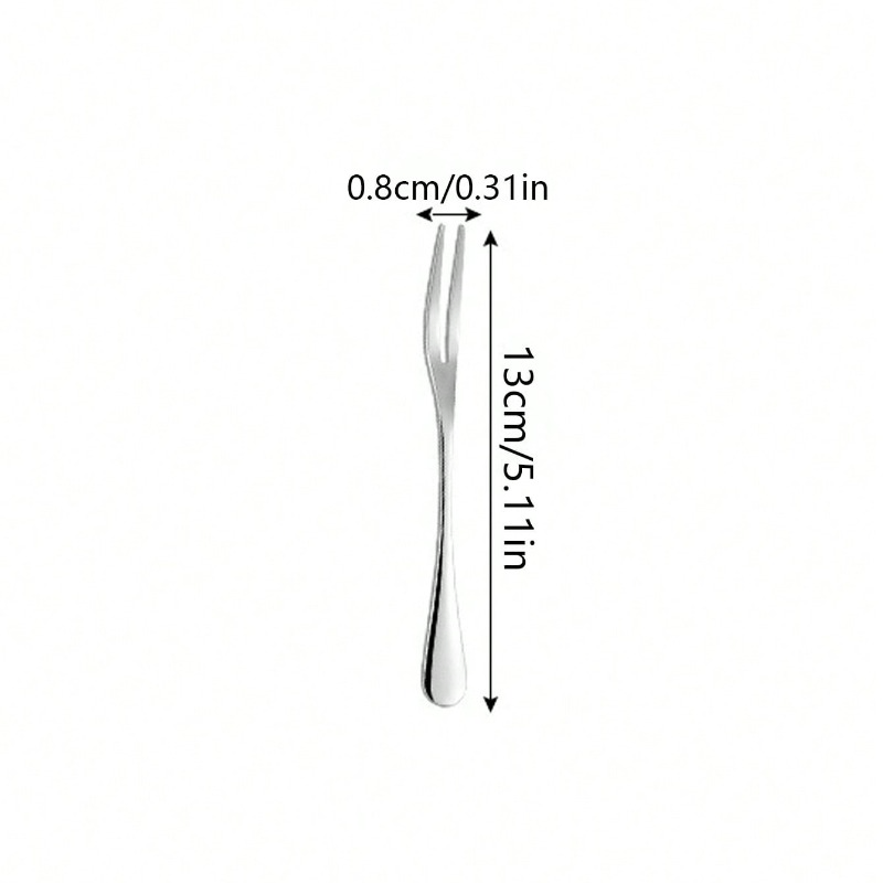 Tenedores Acero Inoxidable Dorado 5.2 Pulgadas Frutas - Temu