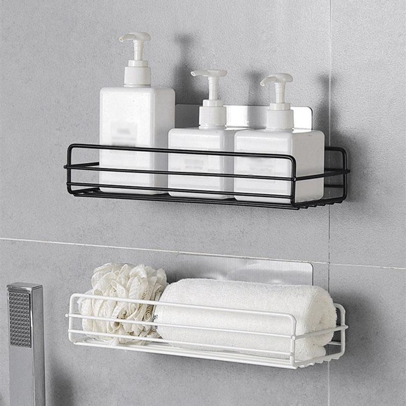White Stainless Steel Bathroom Corner Shelf, For Home