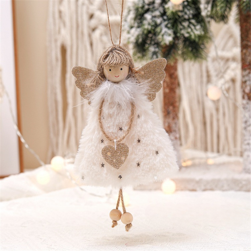 3pcs Angel Girl Doll Christmas Tree Pendant