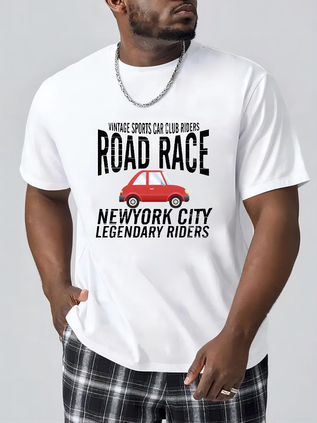 Plus Size Race Team Graphic Tee