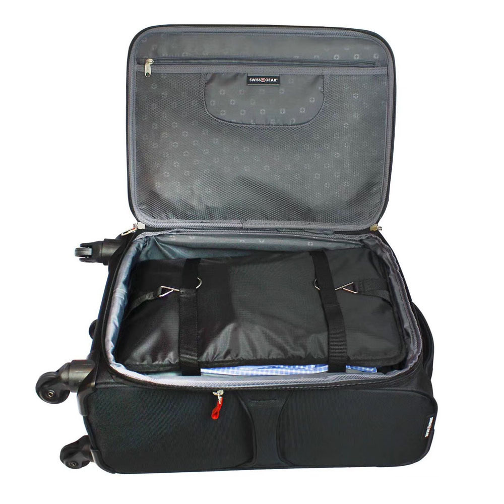 ELEZAY Cubos de equipaje colgantes, portátil, organizador de ropa de  compresión plegable con estantes integrados para equipaje de mano, maleta