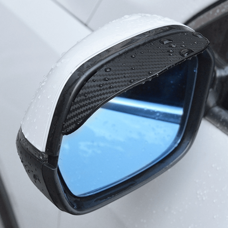 2 Stück Universal-Carbon-Faser-Auto-Rückspiegel-Regenschild-Brett  Sonnenblende-Schatten - Temu Germany