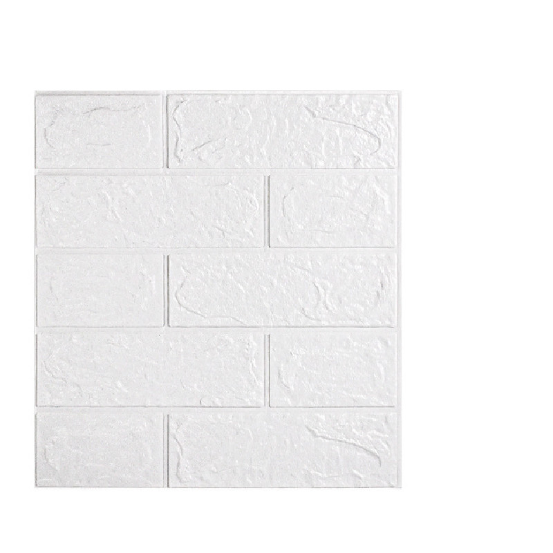 10pcs 3D Wallpapers Waterproof Bedroom Panels Sticker Retro Decor