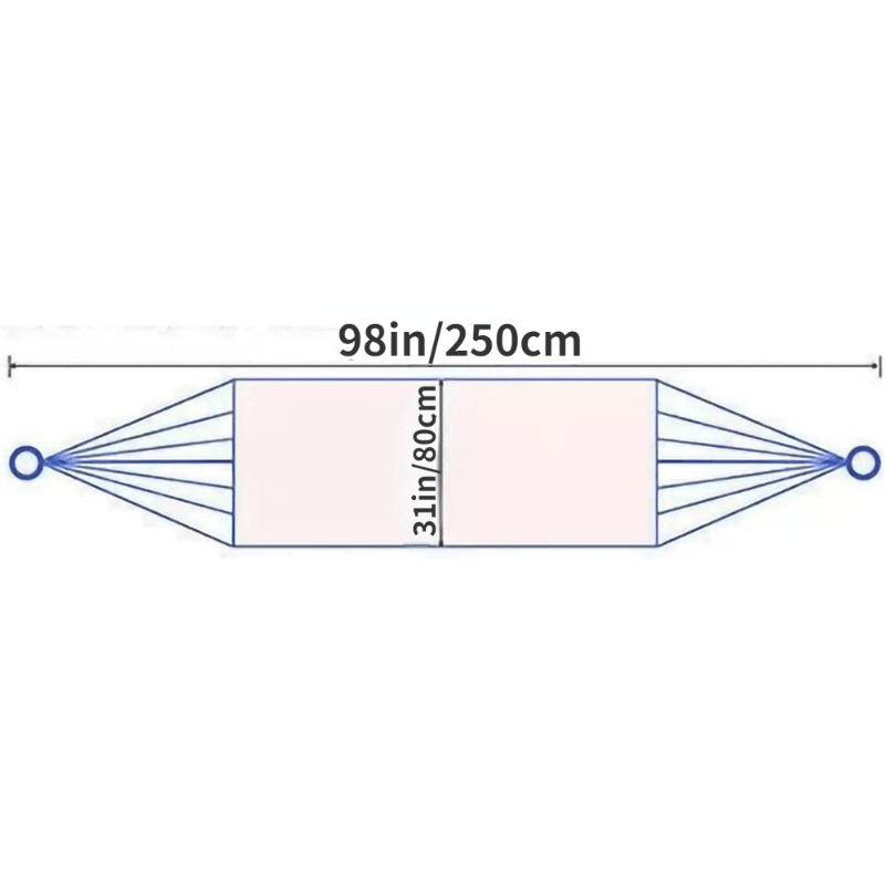 Amaca da Giardino, Campeggio e Esterno, Amaca in Rete di Nylon Super  Morbida e Traspirante con Travi Antirollio e Borsa da Trasporto, Capacità  di