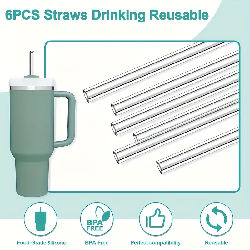 7pcs set Replacement Straw Compatible for Stanley 20 oz 30 oz 40