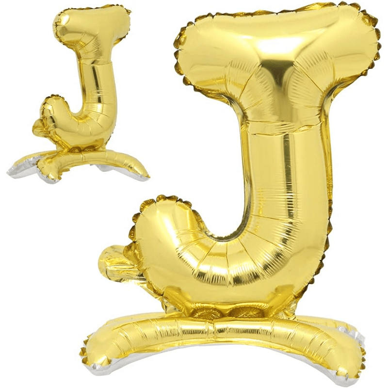 1pc 32 Pollici Lettere In Piedi Palloncini Alfabeto D'oro - Temu Italy