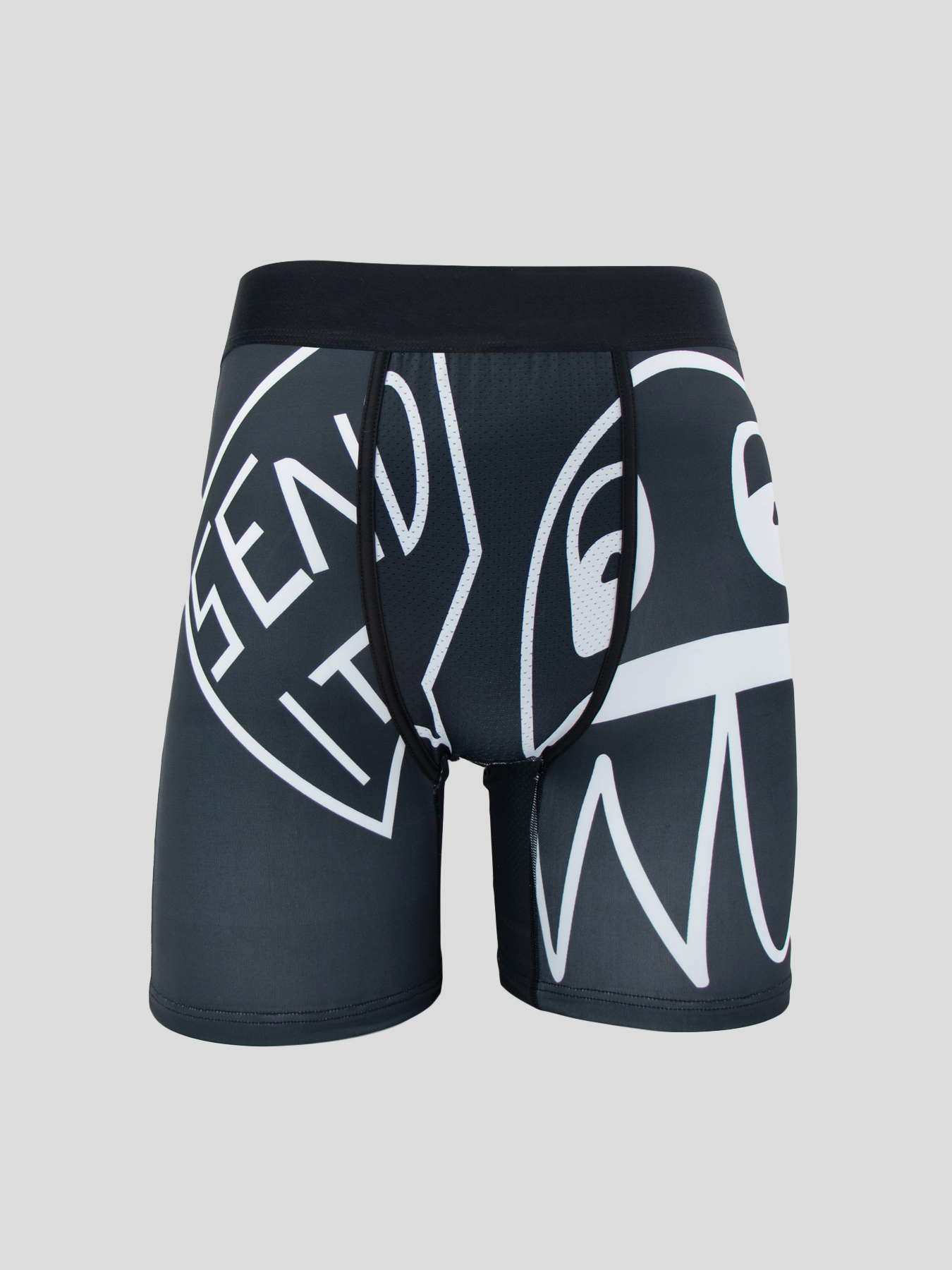 Men Sexy Sheer Underwear Boxer Brief Ice Silk Seamless Long-Leg Trunks  Underpant