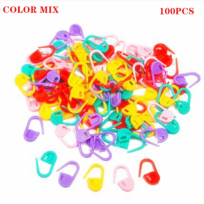 100PCS Stitch Markers for Crocheting S/L Open Knitting Markers