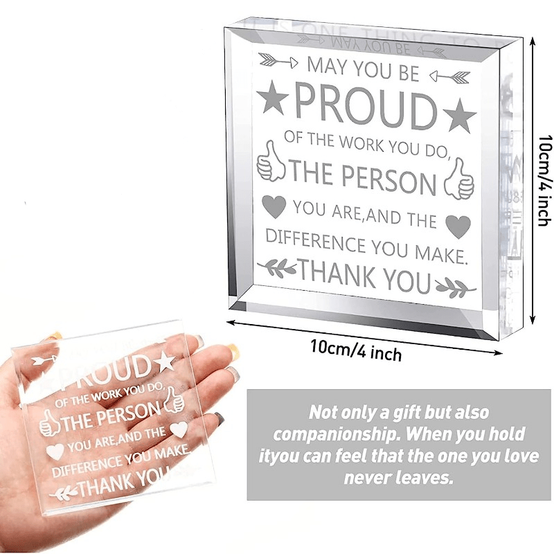 Acrylic Party Favors Thank You Gifts Inspirational Gifts - Temu